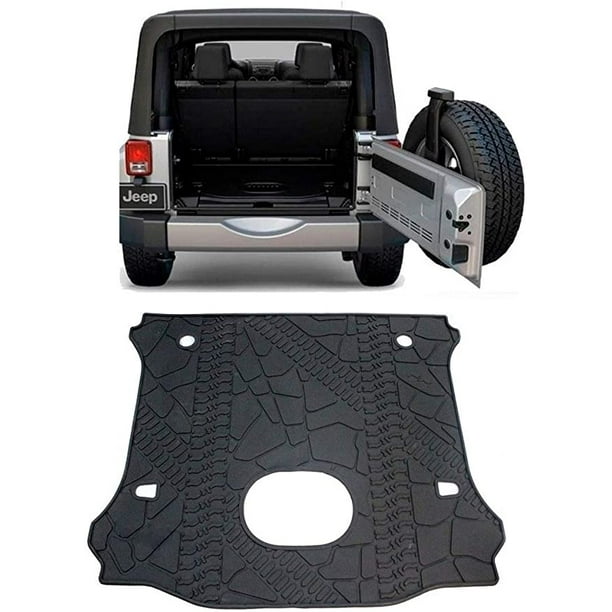 Tapete De Cajuela Ximxi Compatible con Jeep Wrangler Sahara Rubicon Sport Modelos 2017 2018