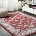 thumbnail image 5 of JONATHAN Y MODERN PERSIAN 4 x 6 Area Rug, Vintage Moroccan Traditional - Red/Ivory, MDP101F-4, 5 of 10