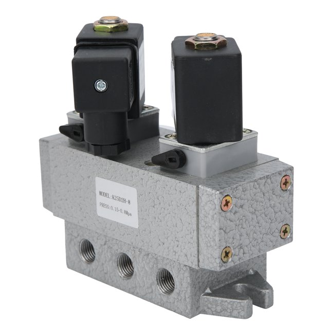Válvula Solenoide De 2 Posiciones Y 5 Vías, Gran Capacidad De Flujo Aleación De Aluminio Válvula Solenoide De 2 Posiciones Fácil Instalación Larga Vida útil Para Uso ANGGREK Otros