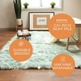 thumbnail image 4 of Super Area Rugs Plush Soft 7 x 5 Foot X Large Sheepskin Shag Faux Fur Rug, 4 of 6