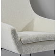 thumbnail image 4 of Adesso  Kendrick Soft Textured Grey Arm Chair Accent Chairs Off White Boucle Solid Modern & Contemporary, 4 of 5