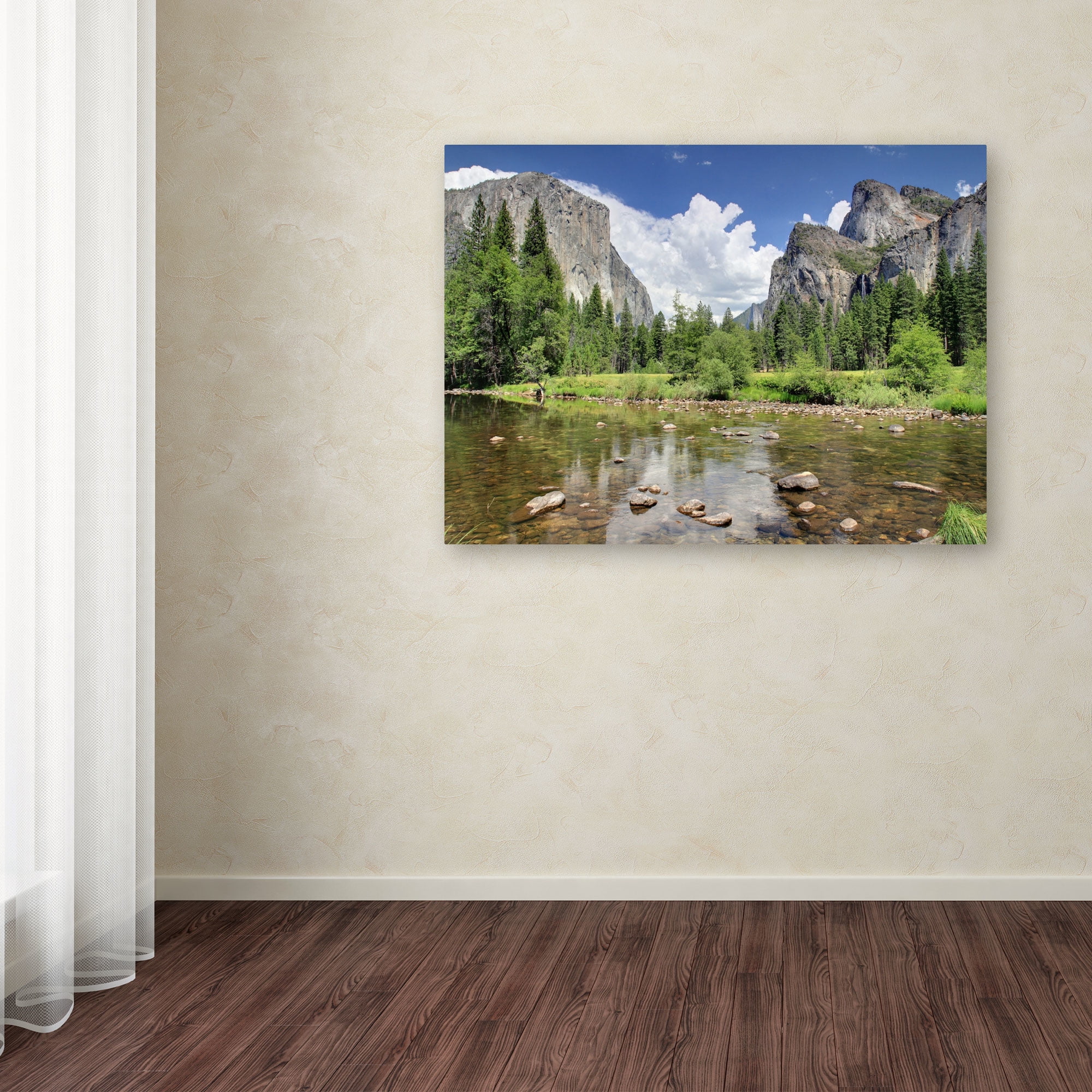 Trademark Fine Art "Yosemite" Canvas Art by Pierre Leclerc