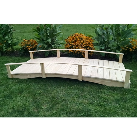 A and L Furniture Cedar Oriental Garden Bridge