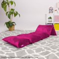 thumbnail image 3 of Posh Creations Cozy Soft Pink Microfiber Floor Pillow Cover, Queen Size, 3 of 3