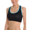 thumbnail image 3 of Angelina Seamless Racerback Sports Bra with Keyhole Detail (6-Pack), 3 of 13