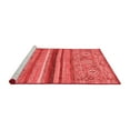 thumbnail image 2 of Ahgly Company Machine Washable Indoor Rectangle Abstract Red Modern Area Rugs, 3' x 5', 2 of 4