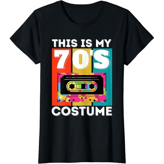 This Is My 70s Costume Funny Retro Vintage 1970s 70's T-Shirt