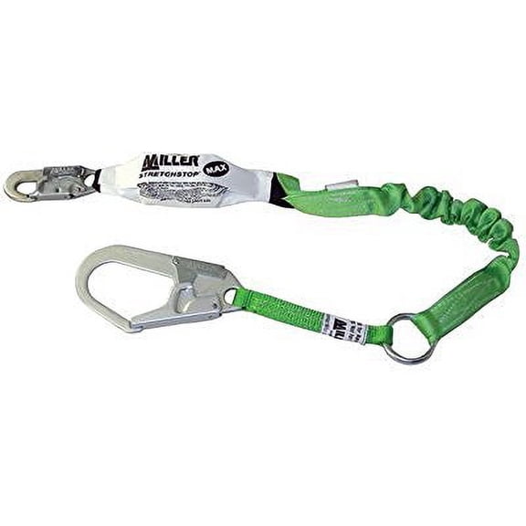 Honeywell Miller Shock-Absorbing Lanyard,Green 940RSS-RL-Z7/6FTGN