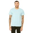 thumbnail image 1 of Bella Canvas Mens CVC Jersey Tee, 4XL, Heather Ice Blue, 1 of 3