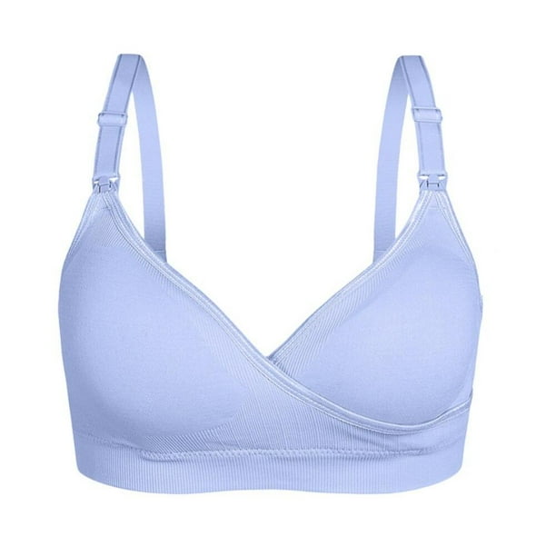 Women Nursing Maternity Bra Seamless Breastfeeding Bra Sleeping