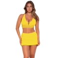 thumbnail image 2 of Sunsets Lemon Zest Sandbar Rib Sporty Swim Skirt, 2 of 9