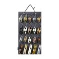 thumbnail image 3 of Hanging Hair Claw Clip Organizer Storage Bag for Women & Girls | Large Capacity Holds 20+ Clips | Natural Fabric Material with Adjustable Cord | 64x35cm Wall/Door Mount Display Rack, 3 of 3