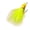 Yellow Single, variant on 1/3pcs Streamers Fly for Trout Steel Jigs Hook Foam Head Fishing Fly Floating Lure Fishing Accessories