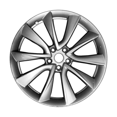 Remanufactured Painted Silver Aluminum Wheel 19 x 8.5 fits 2018 Tesla 3