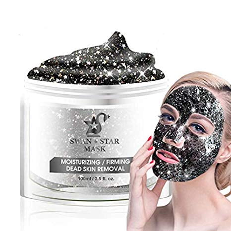 SWAN ☆STAR Glitter Face Mask Off Star Mask Bling Glitter Deep Cleansing Pore Moisturizing Blackhead Christmas Gift - Walmart.com