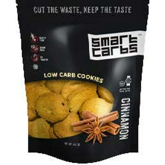 Smart Carb Sugar-Free Cinnamon Cookies 4.5 oz - Gluten-Free Spice Delight