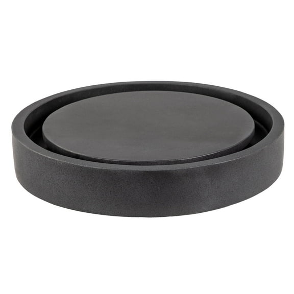 Round Infinity Pool Sink - Lava Stone