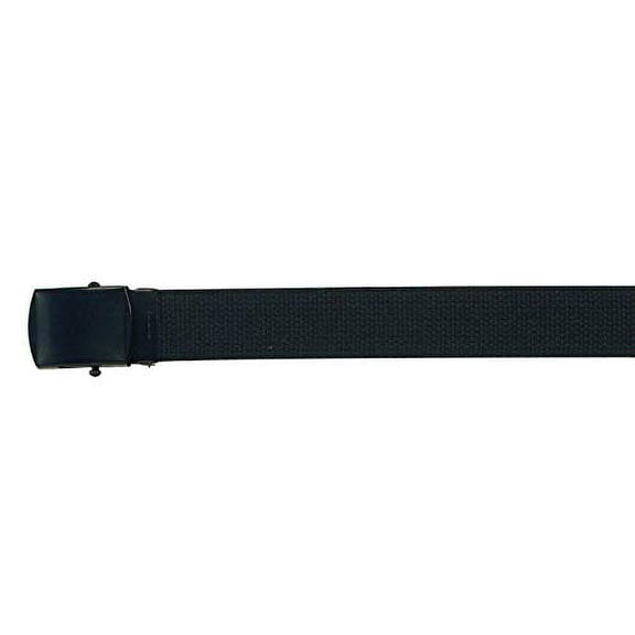 ROTHCO 54'' WEB BELT W/ BLACK BUCKLE - BLK