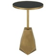 thumbnail image 2 of Uttermost Comet Iron and Glass Geometric Accent Table in Bronze and Gold, 2 of 7