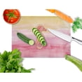thumbnail image 2 of Seahorse Watercolor Glass Cutting Board Large, 2 of 2