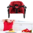 thumbnail image 1 of Hook On Chair, Foldable Portable Clip On High Chair for 0.8 to 3.3 Inch Table, Machine Washable Fast Table Chair for Toddlers of 6 to 36 Months with 40lb, Home and Travel Use, 1 of 7