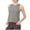 Gray, variant on CYRBOKO Women's Tank Tops, Crew Neck Soft Summer Casual Sleeveless Tops Green Size S-XL