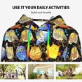 thumbnail image 4 of Kdxio Cartoon Bird Owl Print Womens Oversized Hoodies Sweatshirts Hooded Pullover Tops Sweaters Casual-Small, 4 of 7