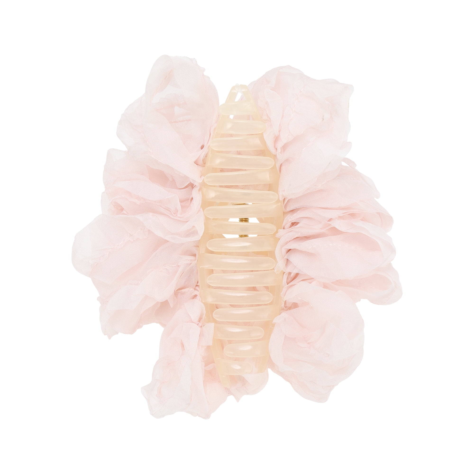 Unique Bargains Bow Pattern Hair Clip with Dimensions Pink