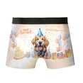 thumbnail image 2 of Watercolor Golden Retriever Happy Birthday Celebration Balloons Gift Party All Over Print Boxer Briefs Underwear for Men Dad Goldens Dog Lover Gifts Idea - 00028, 2 of 6