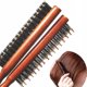thumbnail image 3 of FELTECHELECTR Cepillo de pelo ecológico con mango de madera y cerdas para peluquería, herramienta para el hogar y el salón., 3 of 6