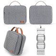 thumbnail image 2 of Hanging toiletry bag, large travel toiletry bag, women's waterproof cosmetic bag, make-up organizer with 4 compartments and 1 sturdy hook for women, 2 of 5