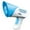 blue, variant on DEBGFS Hand Held Mini Voice Changer Megaphone Speaker Funnys Tricky Toy for Kids Party Favor(Blue),orange