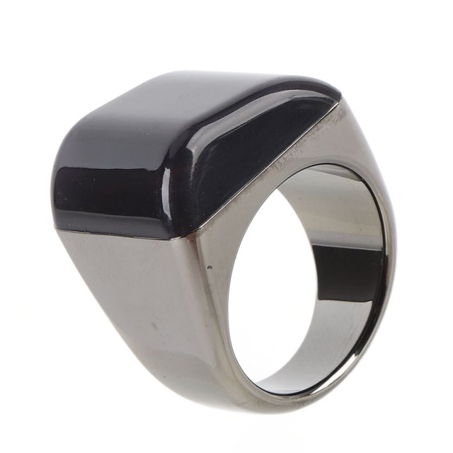 Digital Finger Smart Counter, Smart Rings AI, 9999 Counts, 15 Days Battery, Reminder, Zinc Alloy Material, Black