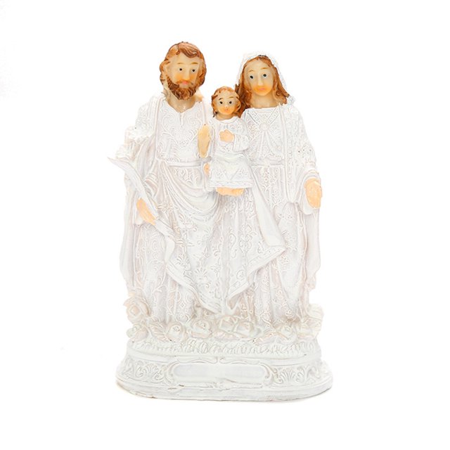 Matsuzay Escultura familiar interior estantería estatua DIY artesanía ornamento chimenea figurita decoración regalo cumpleaños Decoración del hogar