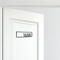 thumbnail image 3 of UPGRATOR Para En Puerta Negro Acrílico Elegante Uso En Oficina Y Buzones, 3 of 8
