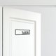 thumbnail image 3 of UPGRATOR Para En Puerta Negro Acrílico Elegante Uso En Oficina Y Buzones, 3 of 8