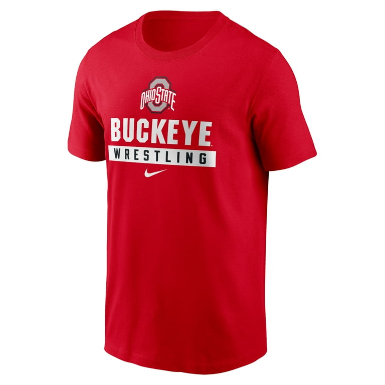 Men s Nike Scarlet Ohio State Buckeyes Sport Drop T Shirt Walmart