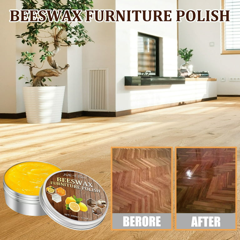 Traditional Beeswax Polish,Wood Seasoning Beeswax,Waterproof Maintenance  Polishing Beeswax for Wood Furniture,Wood Cleaner and Polish, Wood  Seasoning