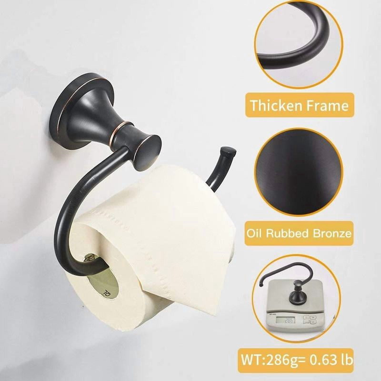 Oil Rubbed Bronze Toilet Tissue Paper Holder Oil Rubbed Bronze Bathroom Accessories Toilet roll Paper Hanger, Wall Mounted, Rustproof