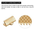 thumbnail image 4 of Uxcell Ribbon Crimp Clamp Ends, 10mm Bookmark Pinch Cord End Clasps for DIY Light Golden 200Pack, 4 of 7