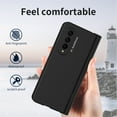 thumbnail image 4 of ELEHOLD for Samsung Galaxy Z Fold 3 Slim Rugged Case with Pen Slot Hinge Protection Screen Protector Shockproof Anti-Fingerprint Lightweight Protective Case,Black, 4 of 7