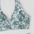 thumbnail image 7 of 2 Piece Swimsuit for Women, Two Piece Swimsuit for Women, Womens Tummy Control Bathing Suits Modest High Waisted Bikini Sets Cute Halter 2 Piece Swim Suit 2026, Green M, 7 of 7