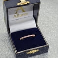 thumbnail image 4 of Diamond and Pink Sapphire Eternity Ring Stackable 14k Yellow Gold (0.63ct), 4 of 5