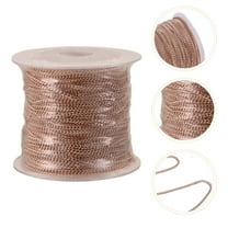 ROSENICE 3Pack Diy Jewelry Chain Well Polished Copper For Handicraft Enthusiasts 10m