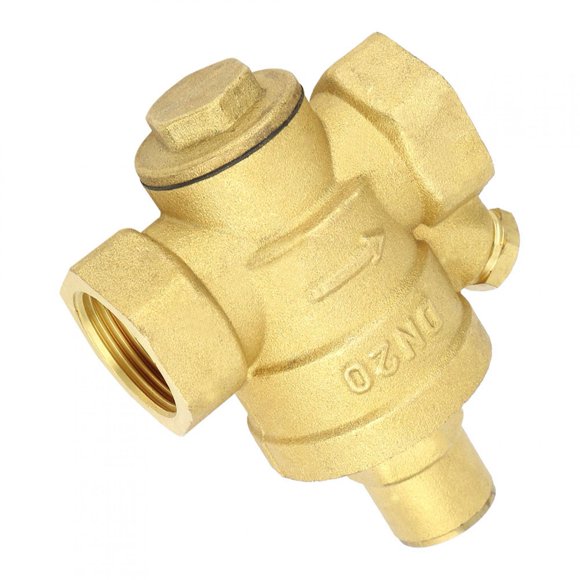 Domqga Water Pressure Regulator DN20 Adjustable Brass Water Pressure Regulator