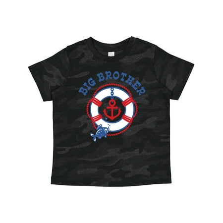 

Inktastic Nautical Big Brother Gift Toddler Boy Girl T-Shirt