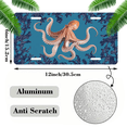 thumbnail image 2 of 1 Pcs 2D Flat License Plate Covers & Frames, Octopus For Decorative Front, Waterproof For Decoration Aluminum License Plate Covers & Frames Cover For Men Women, 12" X 6", 2 of 7