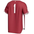thumbnail image 3 of Men's GameDay Greats #1 Cardinal Arkansas Razorbacks Lightweight Baseball Jersey, 3 of 4