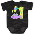 thumbnail image 3 of Inktastic Happy Dinosaur First Birthday-purple Boys or Girls Baby Bodysuit, 3 of 5