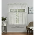 thumbnail image 3 of Exclusive Home Curtains Belgian Tailored Sheer Rod Pocket Valance, 54x16, Silver, 3 of 7